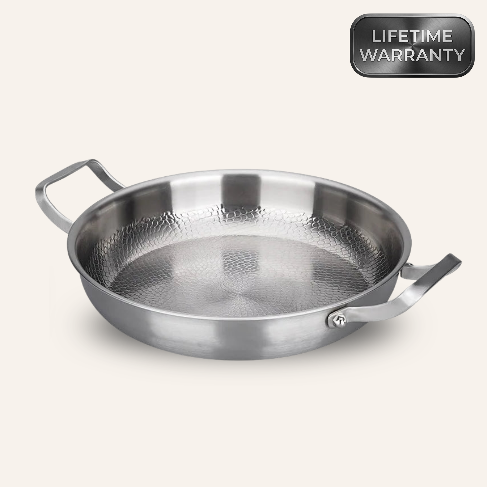 Kazuro Hand-Hammered Titanium Sauté Pan