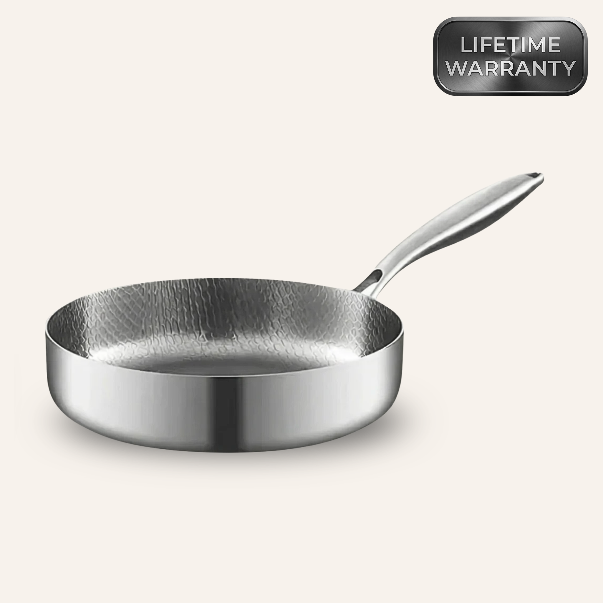 Kazuro Hand-Hammered High-Wall Titanium Pan