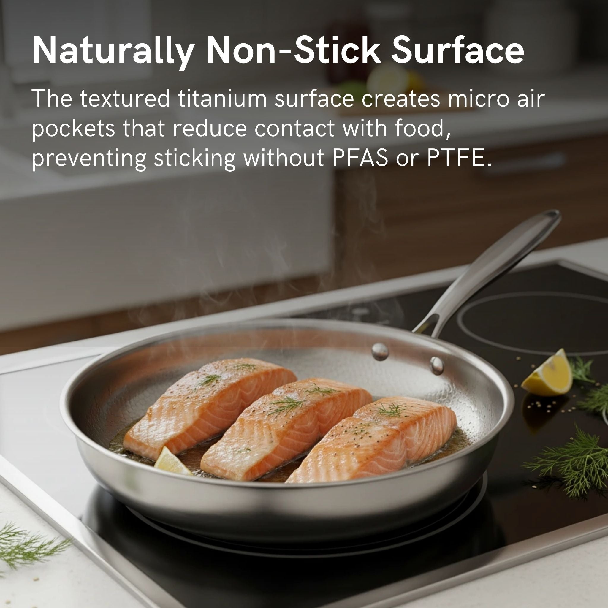 Kazuro Hand-Hammered Titanium Wok Pan Pro