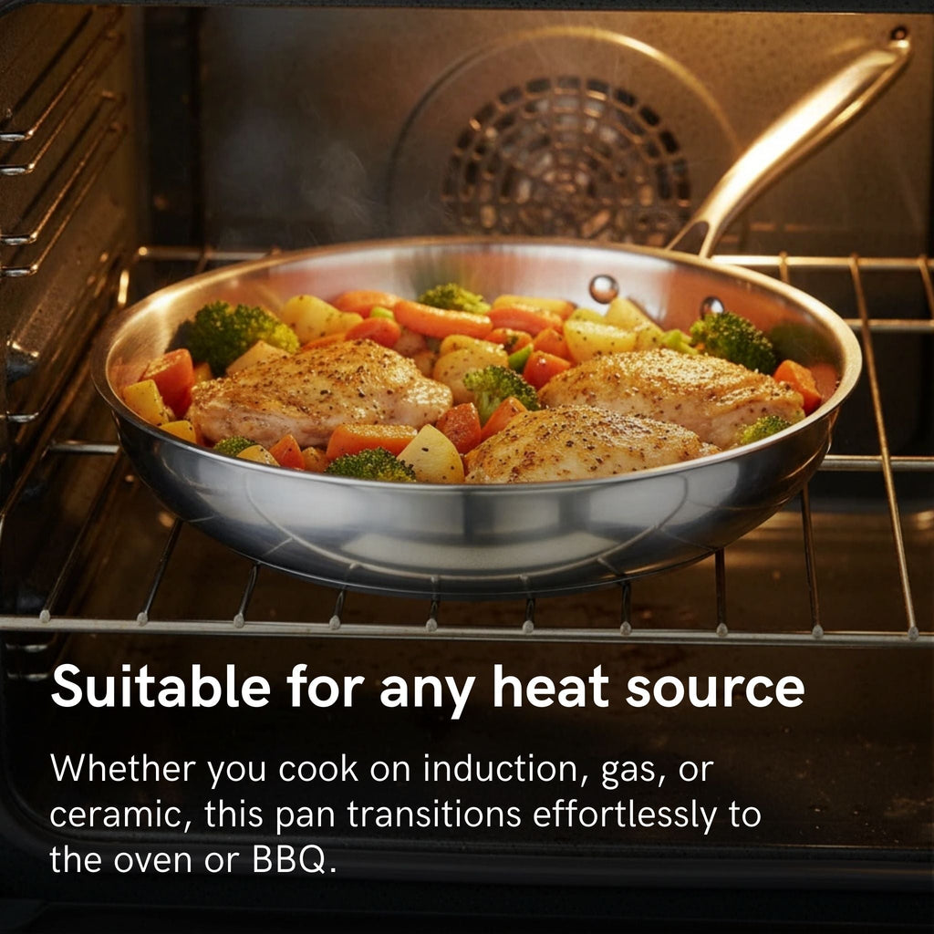 Kazuro Hand-Hammered Titanium Sauté Pan