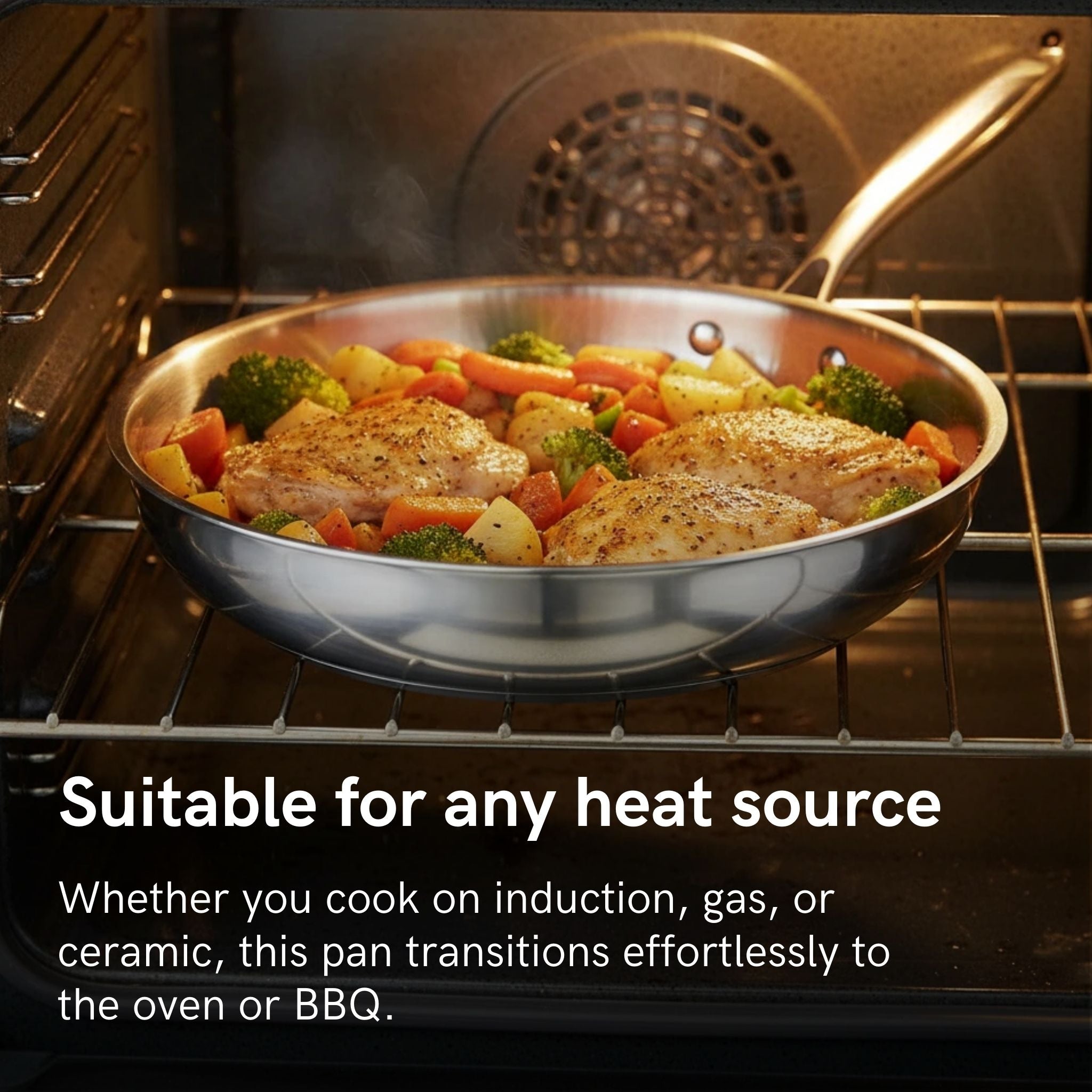 Kazuro Hand-Hammered Titanium Sauté Pan