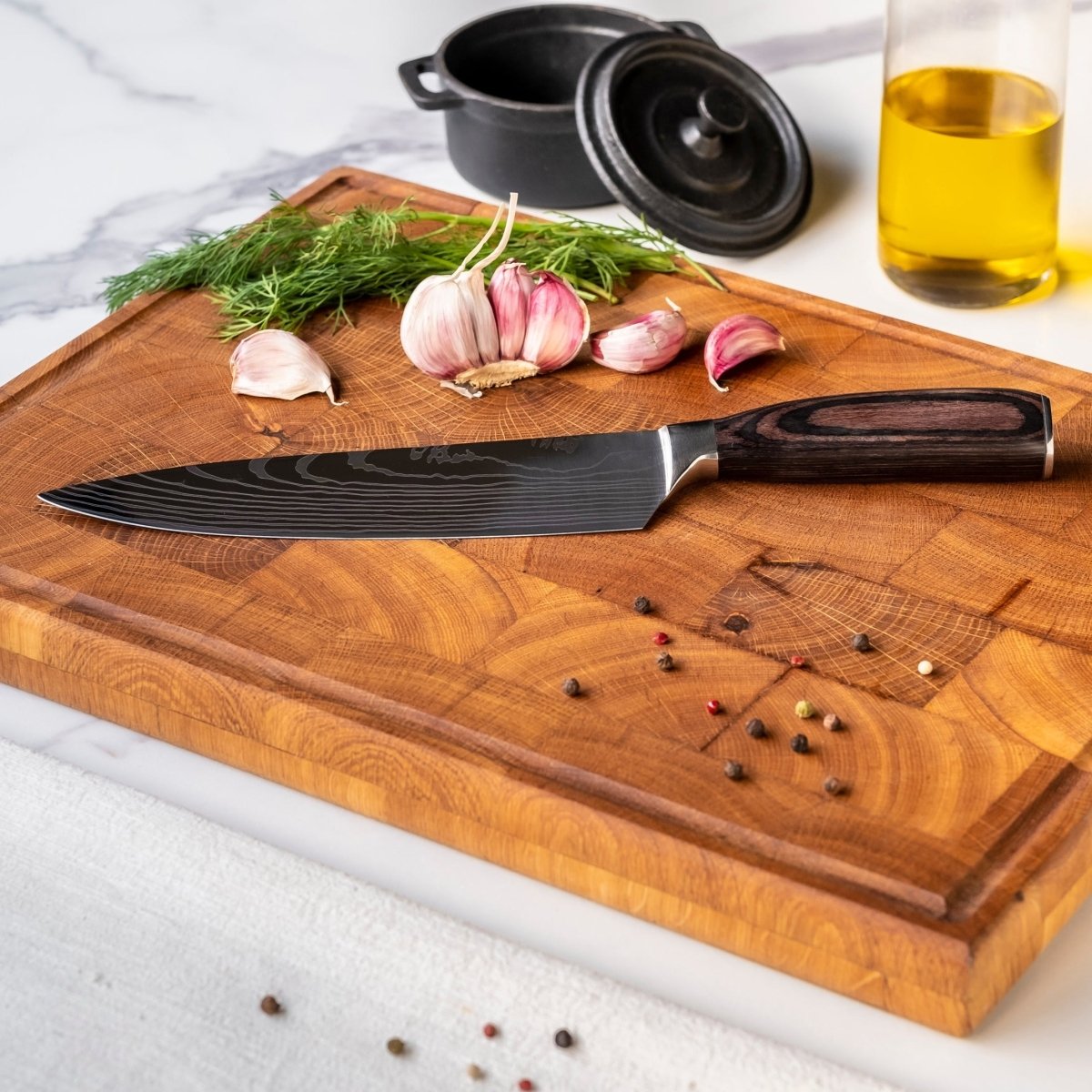 Kazuro Complete Japanese Knife Set (3-Piece Set)